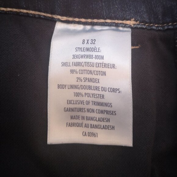 Wind River High Rise Lined Ladies Medium Wash Size 8 Blue Jeans - Picture 7 of 13